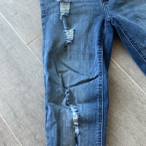 Express denim Perfect ankle legging high rise size 4 - Picture 3 of 10